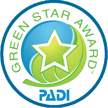 padi green star award badge